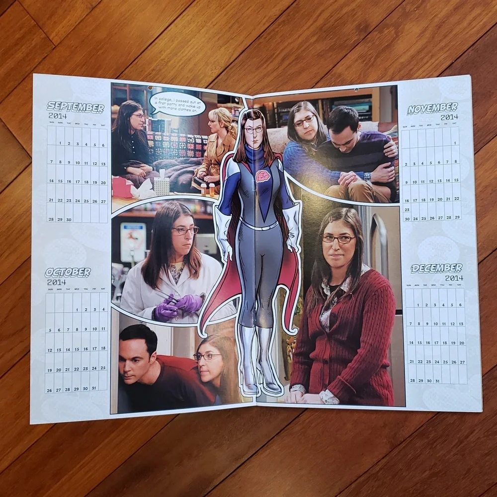 Big Bang Theory 2015 Calendar  16 month  Bazinga